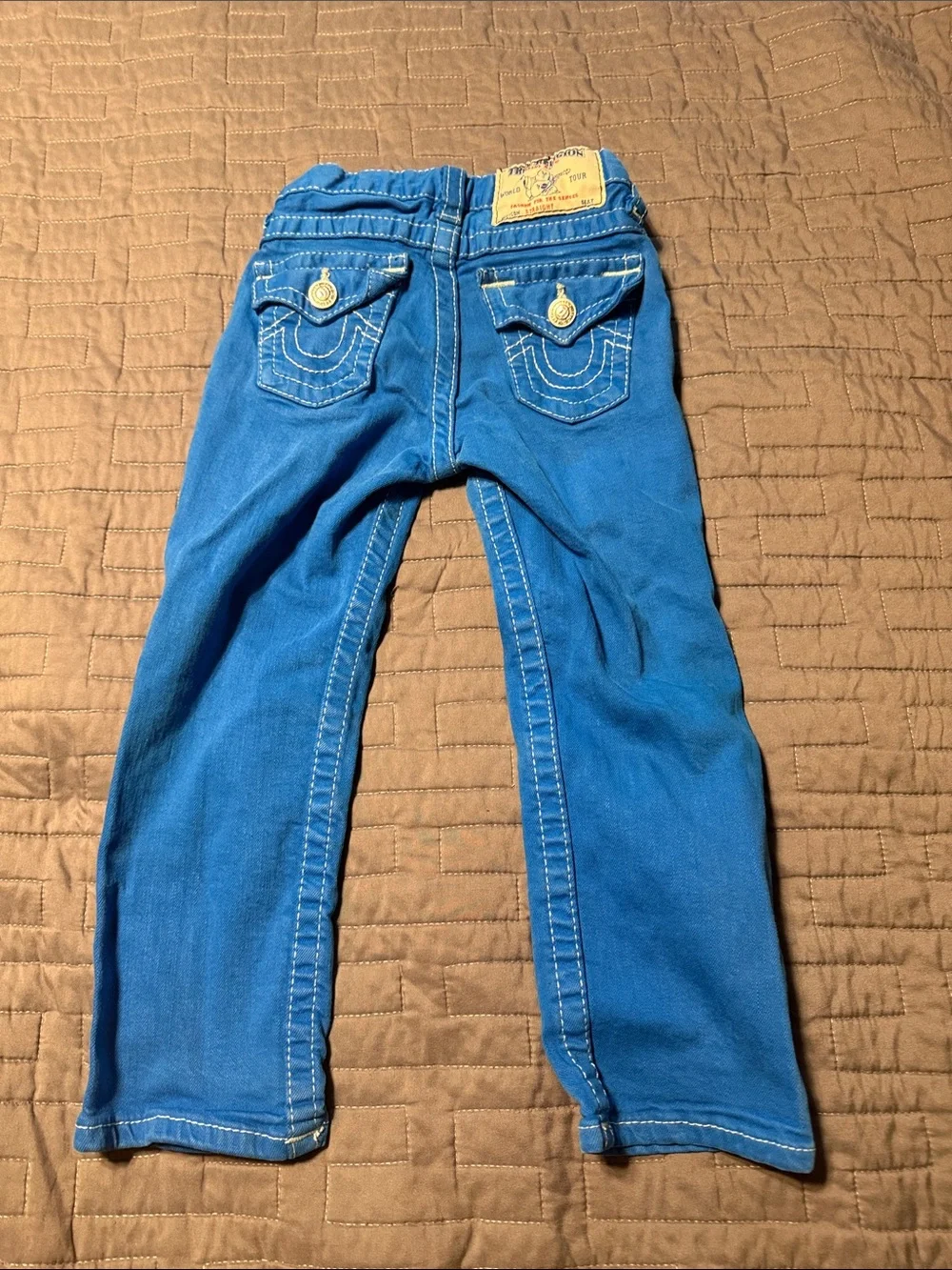 True Religion Kids Royal Blue Jeans with Silver Hardware